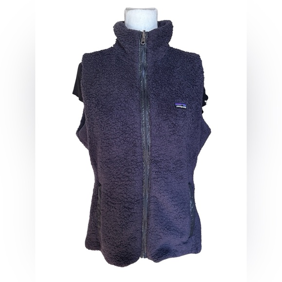 Patagonia Women’s Los Gatos Deep Pile Sherpa Vest in purple - XL - Picture 1 of 7